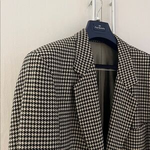 42R Cashmere Houndstooth Blazer - Holt Renfrew